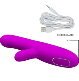 PRETTY LOVE - ANGELIQUE MULTIFUNCTION VIBRATOR CLITORIS STIMULATOR PURPLE