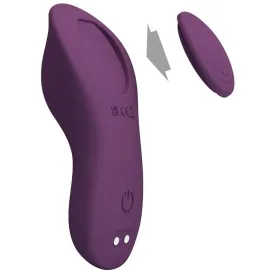PRETTY LOVE - MANE LAY ON CLITORIS MASSAGER 10 VIBRATIONS REMOTE CONTROL PURPLE