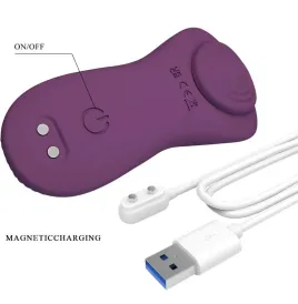 PRETTY LOVE - MANE LAY ON CLITORIDE MASSAGGIATORE 10 VIBRAZIONI TELECOMANDO VIOLA
