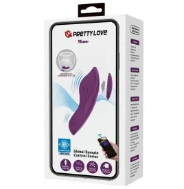 PRETTY LOVE - MANE LAY ON CLITORIDE MASSAGGIATORE 10 VIBRAZIONI TELECOMANDO VIOLA
