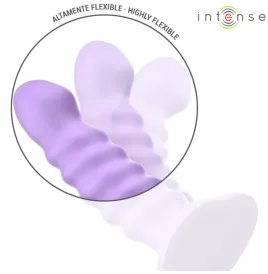 INTENSE - BRENDA VIBRATOR SIZE M SPIRAL DESIGN 10 VIBRATIONS PURPLE REMOTE CONTROL