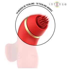 INTENSE - PATTY ESTIMULADOR CON 4 CABEZALES, SUCCIÓN, TAPPING, TICKLING Y LICKING
