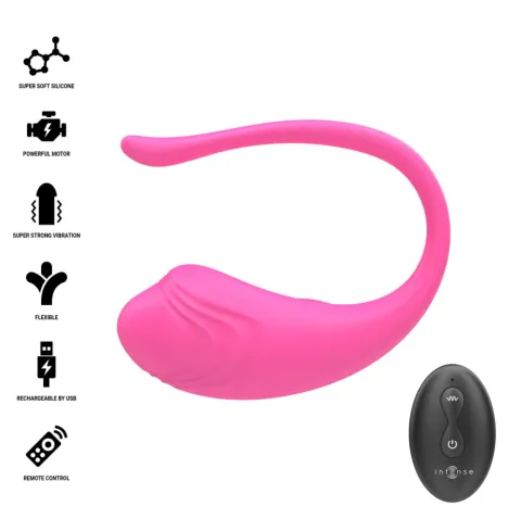 INTENSE - OLIVIA PINK VIBRATIONS-EI MIT FERNBEDIENUNG