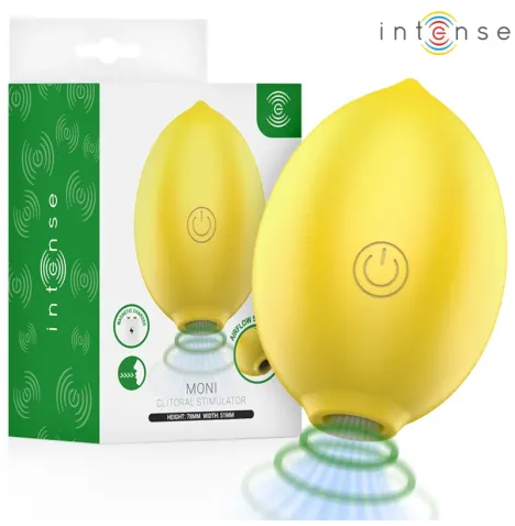 INTENSE - MONI STIMOLATORE CLITORIDE A SUZIONE LEMON