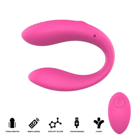 INTENSE - NORA VIBRATING CLAMP STIMULATOR PINK