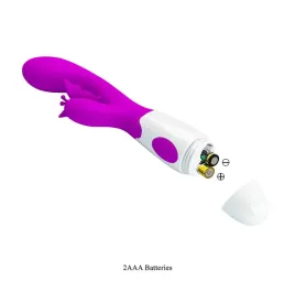 PRETTY LOVE - BUTTERFLY KISS 30-FUNKTIONEN-HASENVIBRATOR LILA