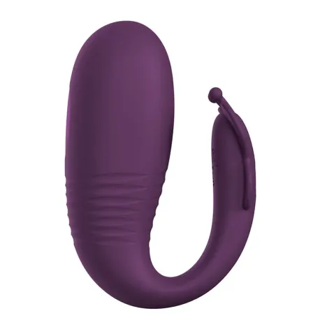 PRETTY LOVE - KLAY VIBRADOR HUEVO CON EMPUJE APP CONTROL MORADO