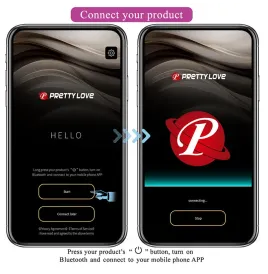 PRETTY LOVE - KLAY THRUSTING EGG VIBRATOR APP CONTROL PURPLE