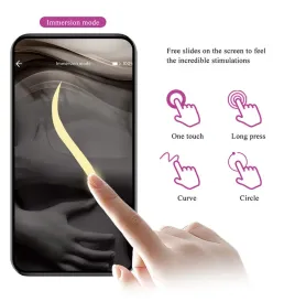 PRETTY LOVE - VIBRATORE A UOVO KLAY CON SPINTA, CONTROLLO TRAMITE APP, VIOLA