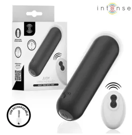 INTENSE - JUDY VIBRANT RECHARGEABLE AVEC TÉLÉCOMMANDE NOIR
