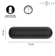 INTENSE - JUDY RECHARGEABLE VIBRATING BULLET WITH REMOTE CONTROL BLACK INTENSE - JUDY RECHARGEABLE VIBRATING BULLET WITH REMOTE CONTROL BLACK