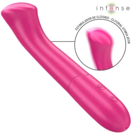 INTENSE - VIBRATORE PATY 19 CM FLESSIBILE 10 VIBRAZIONI MODELLO 2 ROSA
