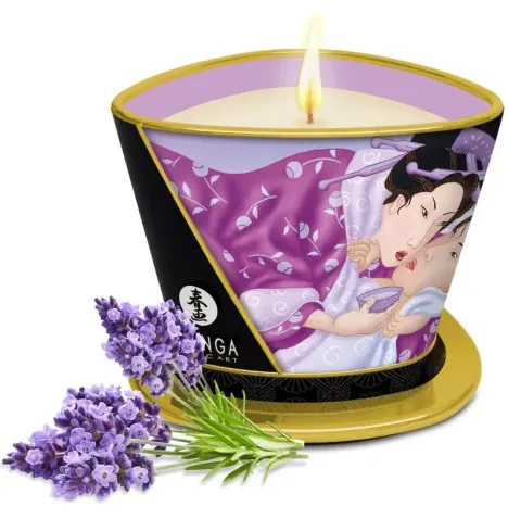 SHUNGA - CANDELA DA MASSAGGIO LAVANDA 170 ML