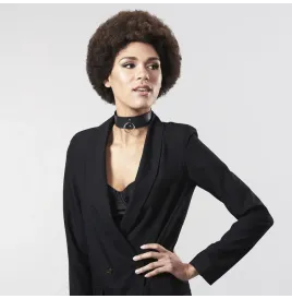 BIJOUX INDISCRETS - MAZE BLACK NECKLACE WITH STRAP