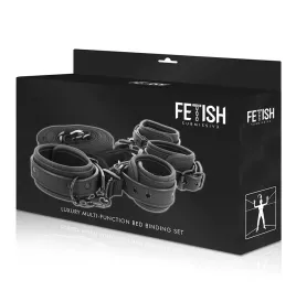 FETISH SUBMISSIVE - SET OF HANDCUFFS AND TIES WITH NOPRENE LINING