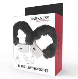 DARKNESS - HANDSCHELLEN AUS SCHWARZEM METALL