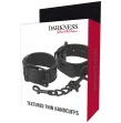 DARKNESS - WIDE THIN TEXTURED HANDCUFFS DARKNESS - WIDE THIN TEXTURED HANDCUFFS