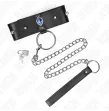 KINK - NECKLACE 65 CM WITH STRAP WITH BLUE DIAMONDS ADJUSTABLE 36-43 CM X 5 CM