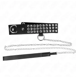 KINK - HALSKETTE MIT BAND 65 CM GLÄNZEND VERSTELLBAR 37-42 CM X 5,3 CM