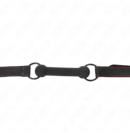 KINK - KNOCHENGAG MIT KUNSTLEDERGURT SCHWARZ VERSTELLBAR 41-57 CM