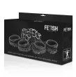 FETISH SUBMISSIVE - ENSEMBLE DE LIENS DE LIT DE LUXE AVEC DOUBLURE EN NOPRÈNE FETISH SUBMISSIVE - ENSEMBLE DE LIENS DE LIT DE LUXE AVEC DOUBLURE EN NOPRÈNE