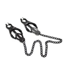 OHMAMA FETISH - JAPANESE NIPPLE Clamps WITH BLACK CHAIN
