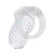 HIDDEN DESIRE - EXTREME CHASTITY COCK CAGE ACRYLIC ADJUSTABLE CLEAR HIDDEN DESIRE - EXTREME CHASTITY COCK CAGE ACRYLIC ADJUSTABLE CLEAR