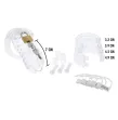 HIDDEN DESIRE - EXTREME CHASTITY COCK CAGE ACRYLIC ADJUSTABLE CLEAR HIDDEN DESIRE - EXTREME CHASTITY COCK CAGE ACRYLIC ADJUSTABLE CLEAR