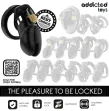 ADDICTED TOYS LOCKED - GABBIA PER PENE OBSIDIAN HOLD TAGLIA M ADDICTED TOYS LOCKED - GABBIA PER PENE OBSIDIAN HOLD TAGLIA M