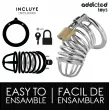 ADDICTED TOYS LOCKED - IRON CELL METAL PENIS CAGE SIZE M ADDICTED TOYS LOCKED - IRON CELL METAL PENIS CAGE SIZE M