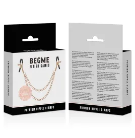 BEGME - BLACK EDITION PREMIUM PINCES À TÉTONS AVEC CHAÎNE