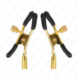 KINK - GOLD NIPPLE CLAMPS 6 CM