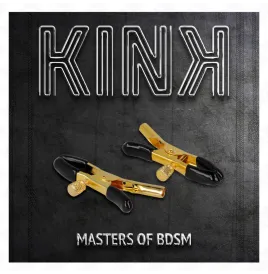 KINK - GOLD NIPPLE CLAMPS 6 CM