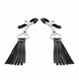 KINK - PINCES À TÉLÉMONS À PAMPONS EN CUIRETTE 6 CM