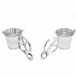 KINK - PINZAS PARA PEZONES ESTILO JAPONÉS CON CUBOS PLATEADO KINK - PINZAS PARA PEZONES ESTILO JAPONÉS CON CUBOS PLATEADO