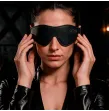 FETISH SUBMISSIVE - VEGANE LEDERMASKE MIT NOPRENE-FUTTER