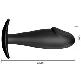PRETTY LOVE - PLUG ANALE IN SILICONE PER PENE NERO