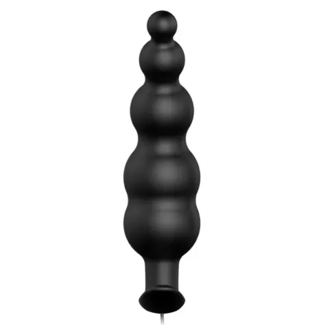 PRETTY LOVE - PLUG ANALE IN SILICONE EXTRA STIMOLAZIONE E 12 MODALIT DI VIBRAZIONE NERO