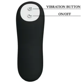 PRETTY LOVE - ANALPLUG AUS SILIKON EXTRA STIMULATION UND 12 VIBRATIONSMODI SCHWARZ
