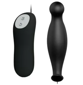 PRETTY LOVE - PLUG ANALE IN SILICONE 12 MODALIT DI VIBRAZIONE NERO