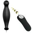 PRETTY LOVE - PLUG ANALE IN SILICONE 12 MODALIT DI VIBRAZIONE NERO PRETTY LOVE - PLUG ANALE IN SILICONE 12 MODALIT DI VIBRAZIONE NERO
