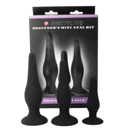 PRETTY LOVE - KIT DI INIZIAZIONE IN SILICONE CON TAPPI ANAL