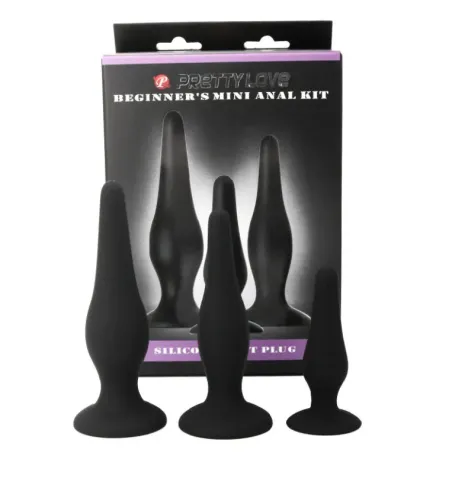 PRETTY LOVE - ANALPLUGS SILIKON INITIATIONS KIT
