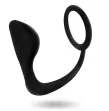 ADDICTED TOYS - ANALPLUG MIT SCHWARZEM PENISRING ADDICTED TOYS - ANALPLUG MIT SCHWARZEM PENISRING