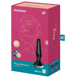 SATISFYER - PLUG ILICIOUS 2 PLUG VIBRATOR BLACK