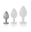 INTENSE - PLUG ANAL METAL ALUMINIO CON CRISTAL AZUL TALLA S INTENSE - PLUG ANAL METAL ALUMINIO CON CRISTAL AZUL TALLA S