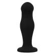 BLACKandSILVER - SEAN PLUG ANAL PREMIUM SILICONE BLACK BLACKandSILVER - SEAN PLUG ANAL PREMIUM SILICONE BLACK