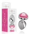 INTENSE - ALUMINUM METAL ANAL PLUG PINK HEART SIZE S