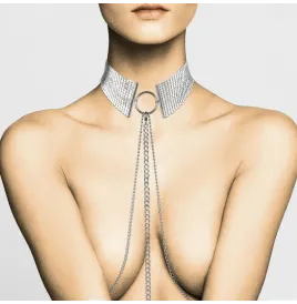 BIJOUX INDISCRETS - DÃSIR MÃTALLIQUE SILBERMETALLISCHE HALSKETTE