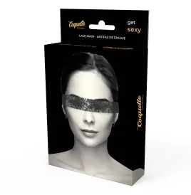 COQUETTE CHIC DESIRE - SCHWARZE SPITZENMASKE MIT BAND